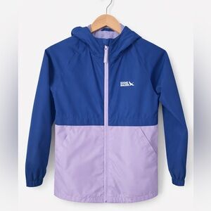 Eddie Bauer Kids Colorblock Windbreaker Jacket Blue Purple Size S (7/8)